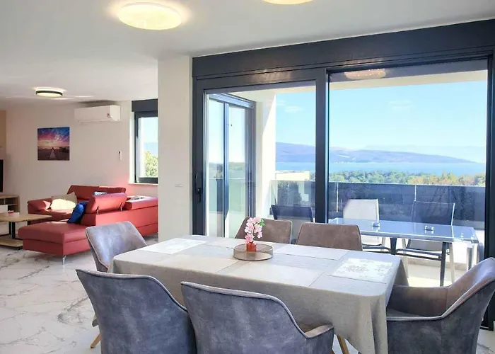 Waterfront In Krk-insel Krk 55369 Apartament Veglia